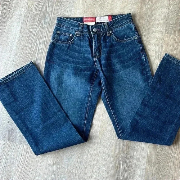 FARM GIRL & FEED Co. Carole-Lu low rise Boot Cut denim jeans women size 4R x 32 - Picture 9 of 16